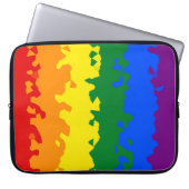 Flag Funky Boho Abstrakt Gay Rainbow Mosaic Pride Laptopschutzhülle (Vorderseite)