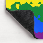 Flag Funky Boho Abstrakt Gay Rainbow Mosaic Pride Mousepad (Ecke)