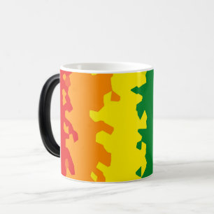 Flag Funky Boho Abstrakt Gay Rainbow Mosaic Pride Verwandlungstasse