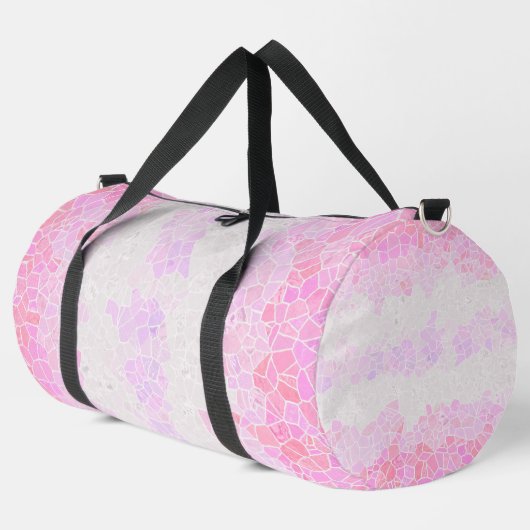 Flag Funky Boho Abstrakt Mosaik Pomosexuelle Duffle Bag (Linke Ecke)