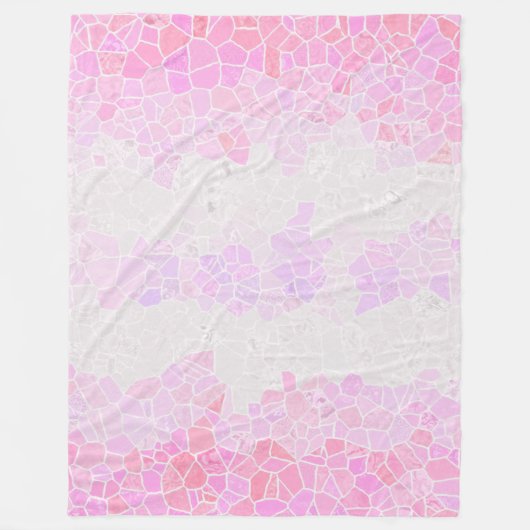 Flag Funky Boho Abstrakt Mosaik Pomosexuelle Fleecedecke (Vorderseite)