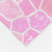 Flag Funky Boho Abstrakt Mosaik Pomosexuelle Fleecedecke (Ecke)