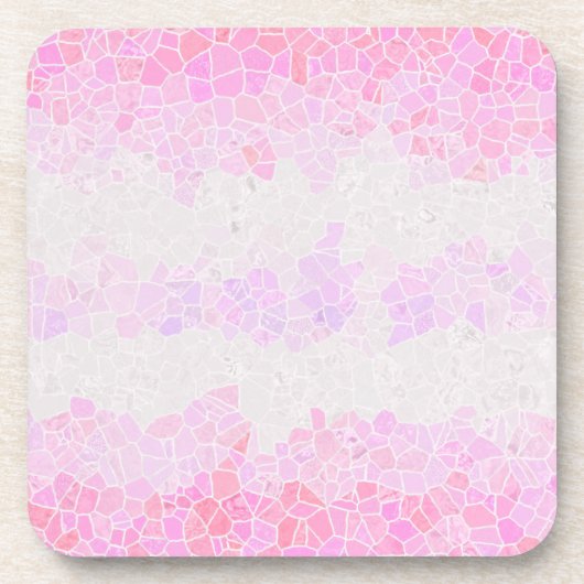 Flag Funky Boho Abstrakt Mosaik Pomosexuelle Getränkeuntersetzer (Vorderseite)