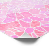 Flag Funky Boho Abstrakt Mosaik Pomosexuelle Poster (Ecke)