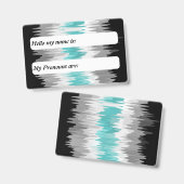 Flag Funky Boho für benutzerdefinierte Libramaskul Ausweis (Vorder- & Rückseite)