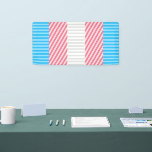 Flag "Funky Boho Stripe Abstrakt Transgender Pride Banner