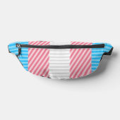 Flag "Funky Boho Stripe Abstrakt Transgender Pride Bauchtasche (Ablage )