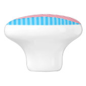 Flag "Funky Boho Stripe Abstrakt Transgender Pride Keramikknauf (Seitenansicht)