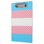 Flag "Funky Boho Stripe Abstrakt Transgender Pride Klemmbrett (Links)