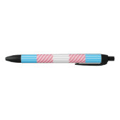 Flag "Funky Boho Stripe Abstrakt Transgender Pride Kugelschreiber (Unterseite)
