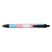 Flag "Funky Boho Stripe Abstrakt Transgender Pride Kugelschreiber (Rückseite)