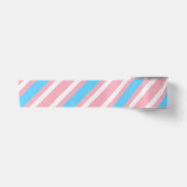 Flag "Funky Boho Stripe Abstrakt Transgender Pride Satinband (Vorderseite)