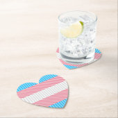 Flag "Funky Boho Stripe Abstrakt Transgender Pride Untersetzer (Vor Ort)