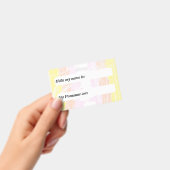 Flag "Funky Customizable Pangender Pride" Ausweis (Handheld)