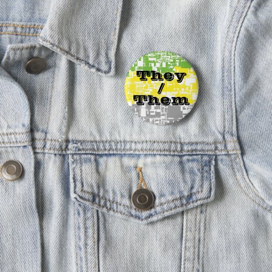 Flag "Funky Customizable Pronoun Lithromantic Pril Button (Beispiel)