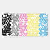 Flag "Funky Geometric Mod Abstrakt Polygender Pril Banner (Horizontal)