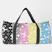 Flag "Funky Geometric Mod Abstrakt Polygender Pril Duffle Bag (Vorderseite)