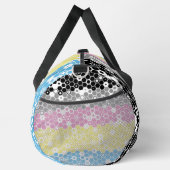 Flag "Funky Geometric Mod Abstrakt Polygender Pril Duffle Bag (Rechts)