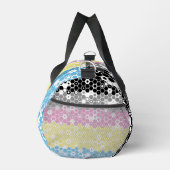 Flag "Funky Geometric Mod Abstrakt Polygender Pril Duffle Bag (Rechts)