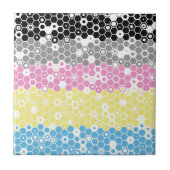 Flag "Funky Geometric Mod Abstrakt Polygender Pril Fliese (Vorderseite)