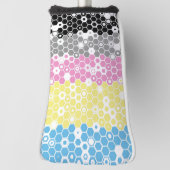 Flag "Funky Geometric Mod Abstrakt Polygender Pril Golf Headcover (Rotieren 90)