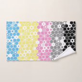 Flag "Funky Geometric Mod Abstrakt Polygender Pril Handtuch (Handtuch)