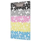 Flag "Funky Geometric Mod Abstrakt Polygender Pril Klemmbrett (Links)
