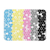 Flag "Funky Geometric Mod Abstrakt Polygender Pril Magnet (Horizontal)