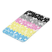 Flag "Funky Geometric Mod Abstrakt Polygender Pril Magnet (Linke Seite)