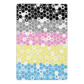 Flag "Funky Geometric Mod Abstrakt Polygender Pril Mini Klemmbrett (Rückseite)