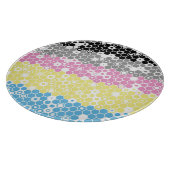 Flag "Funky Geometric Mod Abstrakt Polygender Pril Schneidebrett (Ecke)