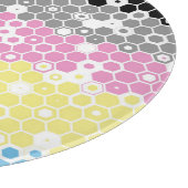 Flag "Funky Geometric Mod Abstrakt Polygender Pril Schneidebrett (Ecke)