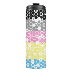 Flag "Funky Geometric Mod Abstrakt Polygender Pril Thermosbecher