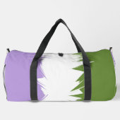 Flag Funky Spiky ZigZag Abstrakt Genderqueer Pride Duffle Bag (Rückseite)