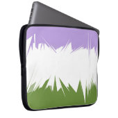 Flag Funky Spiky ZigZag Abstrakt Genderqueer Pride Laptopschutzhülle (Vorne Rechts)