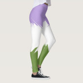 Flag Funky Spiky ZigZag Abstrakt Genderqueer Pride Leggings (Rechts)