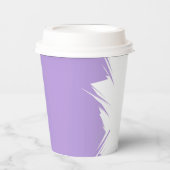 Flag Funky Spiky ZigZag Abstrakt Genderqueer Pride Pappbecher (Vorderseite)