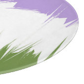 Flag Funky Spiky ZigZag Abstrakt Genderqueer Pride Schneidebrett (Ecke)