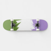 Flag Funky Spiky ZigZag Abstrakt Genderqueer Pride Skateboard (Horizontal)