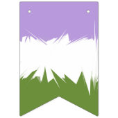 Flag Funky Spiky ZigZag Abstrakt Genderqueer Pride Wimpelkette (Erste Fahne)