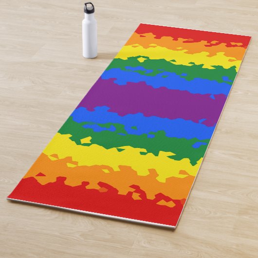 Flag für abstrakten Gay Pride Yogamatte (Beispiel)