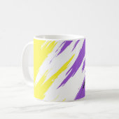 Flag für abstrakten nicht binären Prix Kaffeetasse (Vorderseite Links)