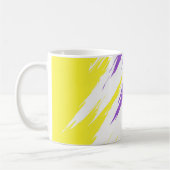 Flag für abstrakten nicht binären Prix Kaffeetasse (Links)