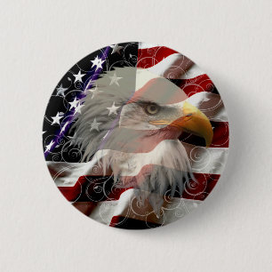 Flag für Adler Button