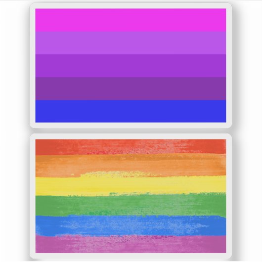 Flag für alternative Transgender-Priese Aufkleber (Vorderseite)