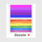 Flag für alternative Transgender-Priese Aufkleber (Blatt)