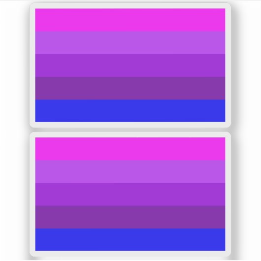 Flag für alternative Transgender-Priese Aufkleber (Vorderseite)
