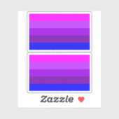 Flag für alternative Transgender-Priese Aufkleber (Blatt)
