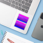 Flag für alternative Transgender-Priese Aufkleber (Laptop mit iPhone)