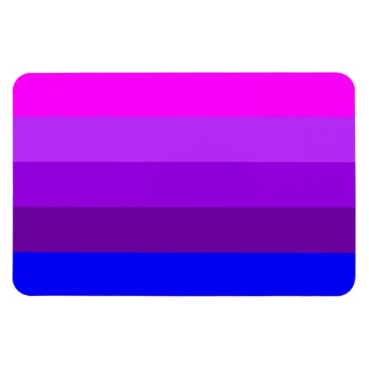 Flag für alternative Transgender-Priese Magnet (Horizontal)